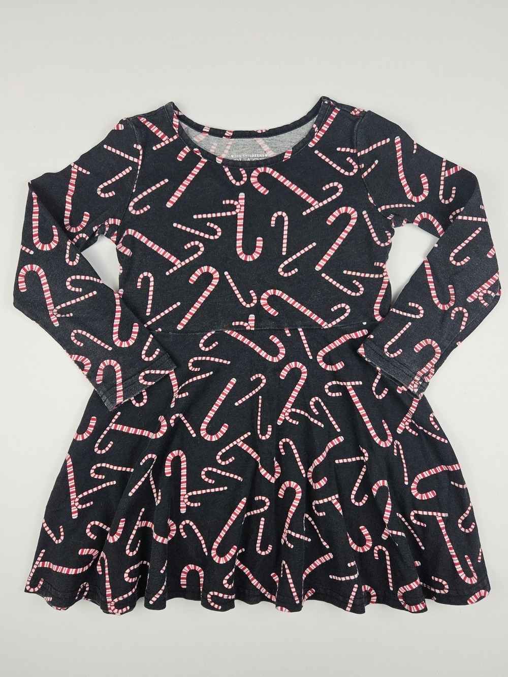 5/$25 The Children’s Place Candy Cane Christmas Dress Girls Size 3T